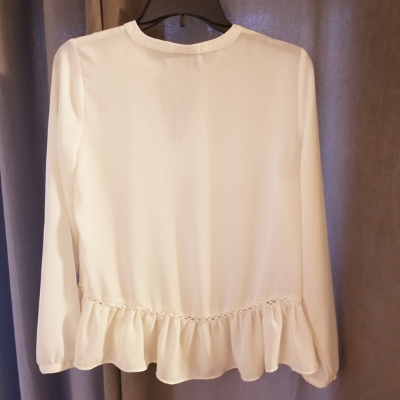 Boho,Peasant Blouse with Ruffle by Ana - Picture 2 of 10